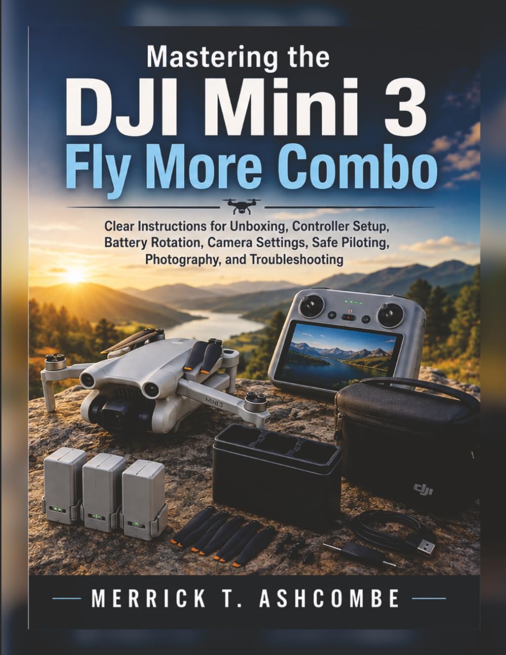 Mastering the DJI Mini 3 Fly More Combo: Clear Instructions for Unboxing, Controller Setup, Battery Rotation, Camera Settings, Safe Piloting, Photography, and Troubleshooting