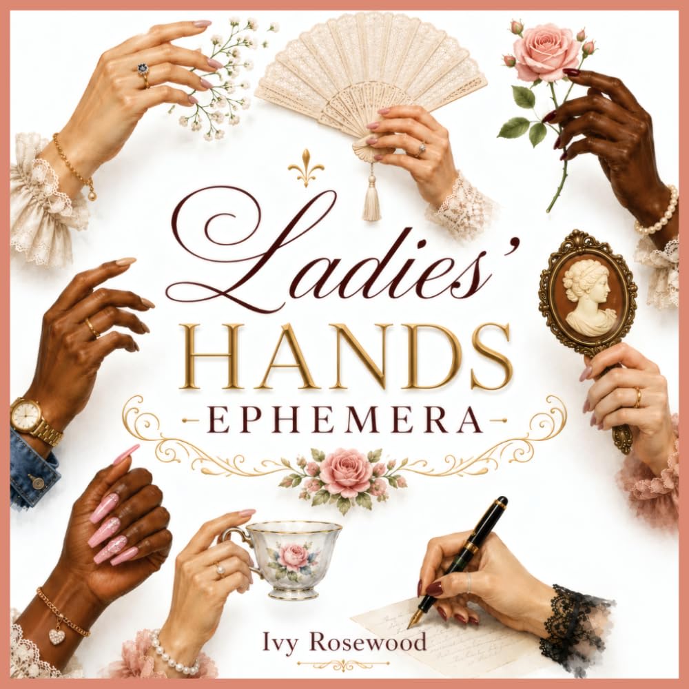 ler totalmente Ladies' Hands Ephemera: 80 Beautiful Hand Illustrations for Junk Journals, Scrapbooking, Collage and Paper Crafts