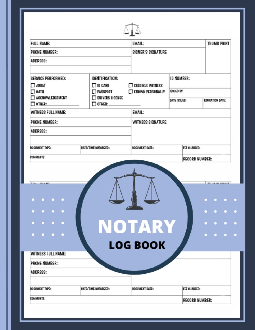 capítulo por capítulo baixar Notary Journal: Official Notary /Agent Journal and Log of National Acts Book