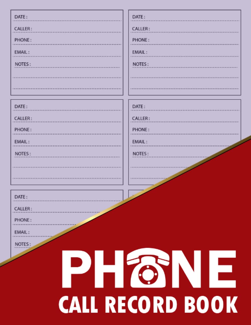 Phone Call Record Book: Phone Call Log Book for small business and personal use With 700 Call Log Space For Records | voicemail Log Book To Record Contacts, Phone Numbers, Emails baixar o livro de graça