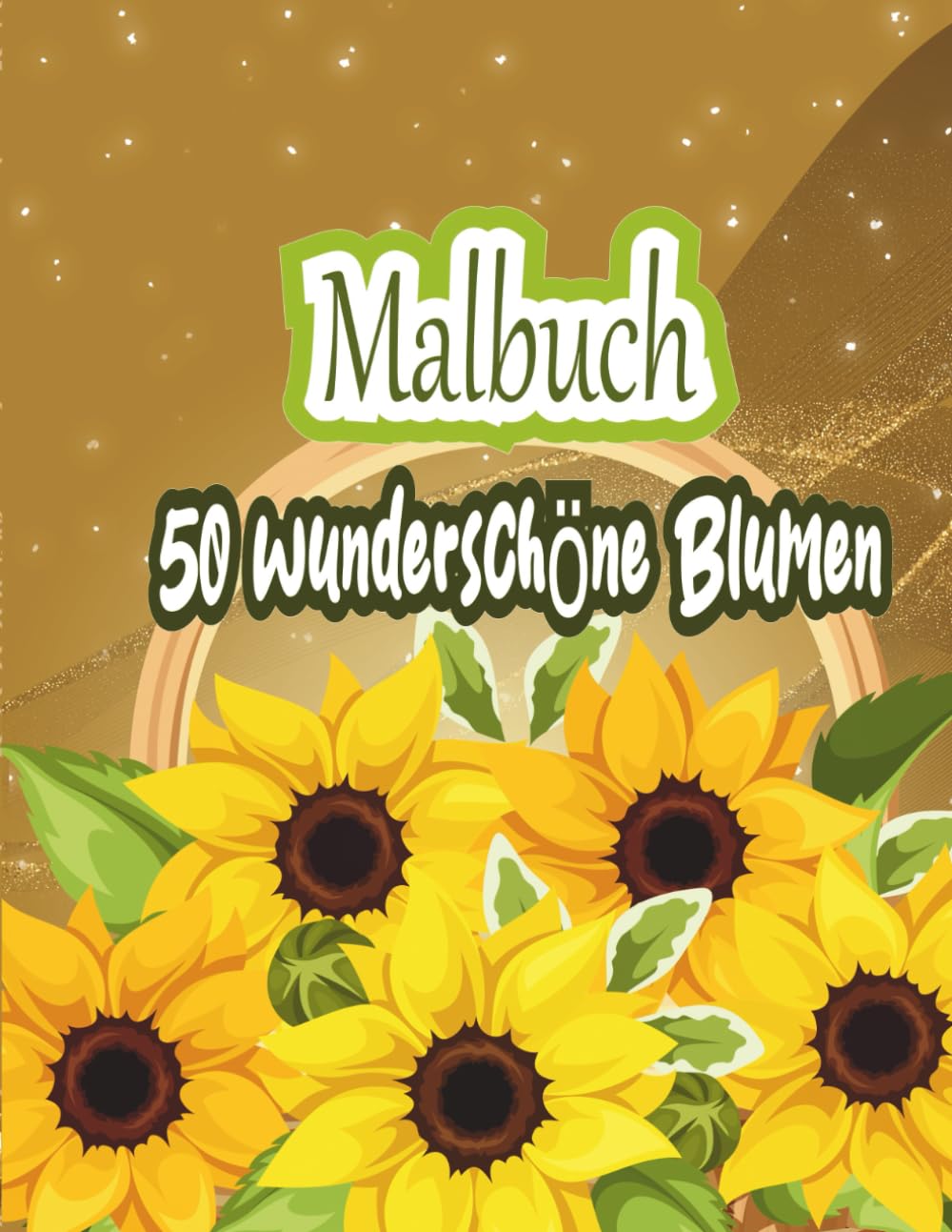 Malbuch 50 wunderschöne Blumen: für Erwachsene Illustrationen von verschiedenen Blumen (German Edition) baixar livro de graça