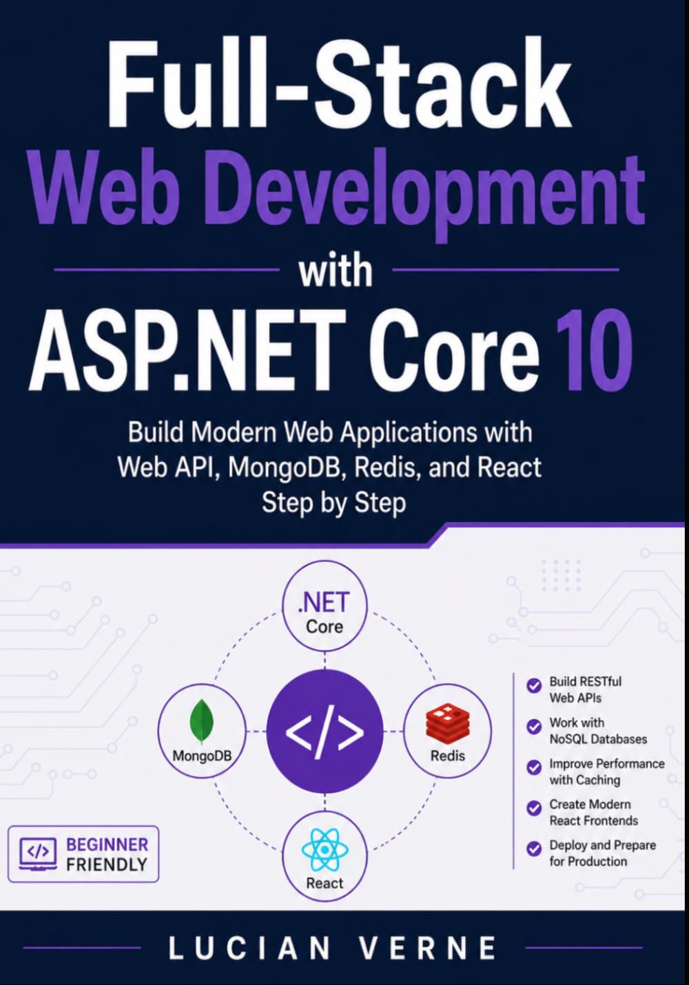 ler totalmente Full-Stack Web Development with ASP.NET Core 10: Build Modern Web Applications with Web API, MongoDB, Redis, and React Step by Step