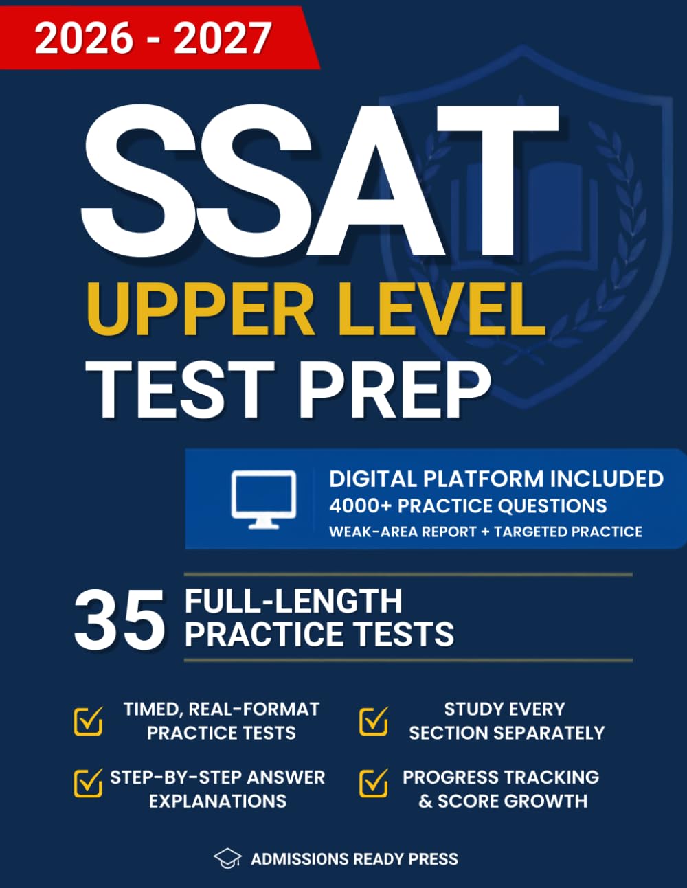 capítulo por capítulo baixar SSAT Upper Level Test Prep: The Complete Prep System to Master the SSAT Upper Level | Includes a Digital Platform with Realistic, Timed Full-Length Tests and Targeted Practice