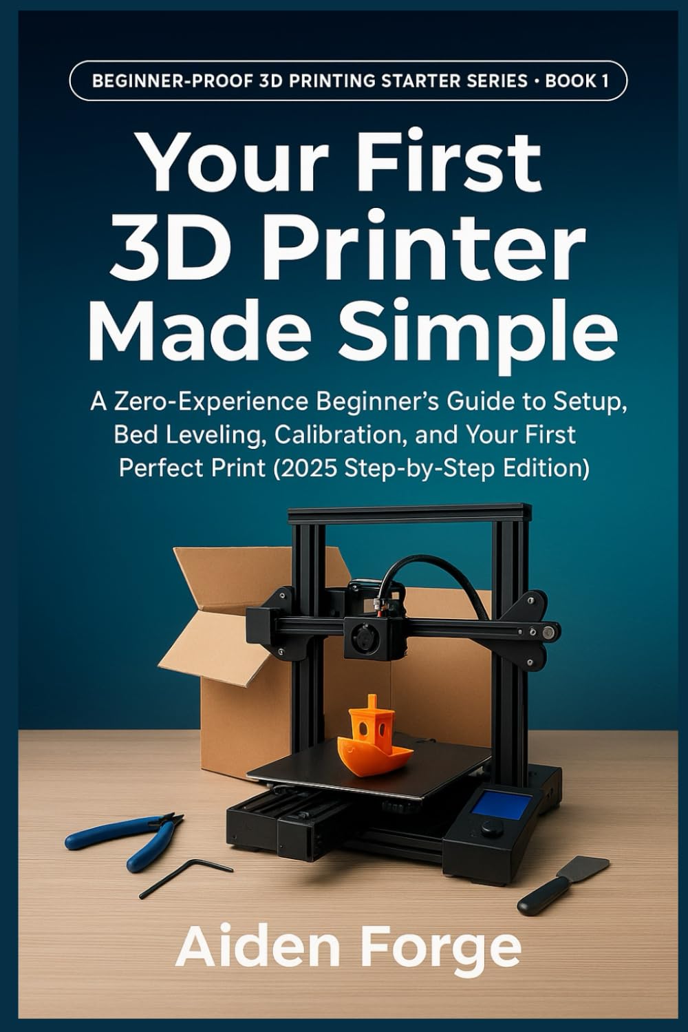 Your First 3D Printer Made Simple: A Zero-Experience Beginner’s Guide to Setup, Bed Leveling, Calibration, and Your First Perfect Print (2025... (Beginner-Proof 3D Printing Starter Series) baixar livro de graça