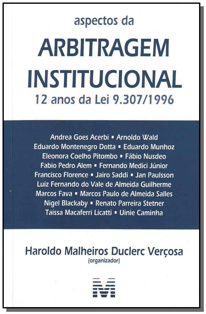 capítulo por capítulo baixar Aspectos da arbitragem institucional - 1 ed./2008: 12 Anos da lei 9.307/1996