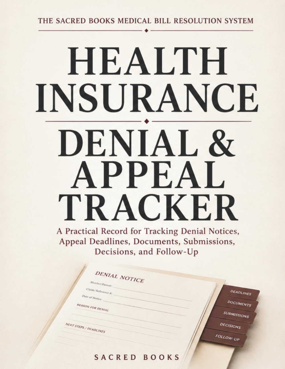 Health Insurance Denial & Appeal Tracker: A Practical Record for Tracking Denial Notices, Appeal Deadlines, Documents, Submissions, Decisions, and Follow-Up baixar o livro de graça