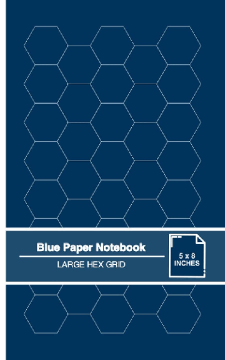 capítulo por capítulo baixar Blue Paper Notebook: Large Hex Grid | For use with Gel Pens and White Ink | Cyanotype Look | Small