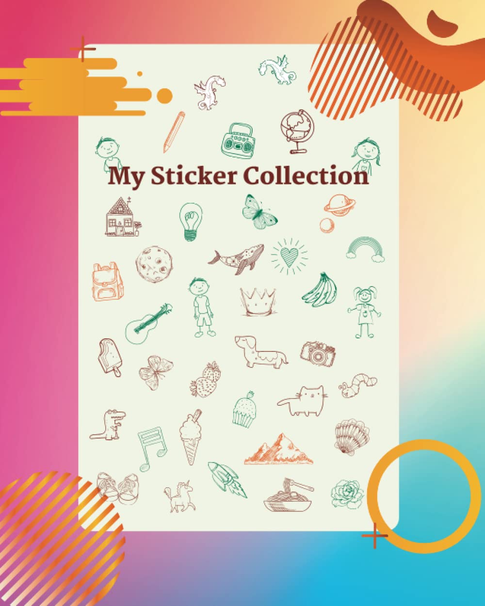 Sticker Keeper Book: Blank Sticker Collector | The Perfect Permanent Sticker Organizer Book - 8x10 inches, 120 pages, Paperback baixar o livro de graça