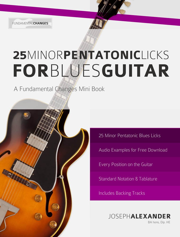 ler totalmente 25 Minor Pentatonic Licks for Blues Guitar (Beginner Guitar Books) (English Edition)
