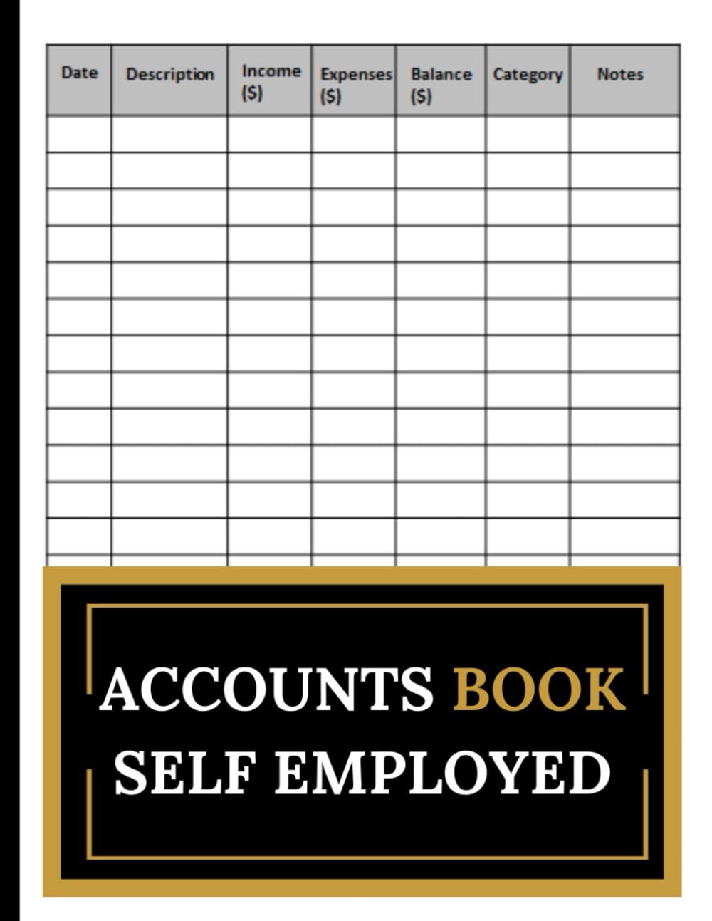 ler totalmente Accounts Book Self Employed: Track Your Income, Expenses, and Finances with Ease, 120 Page