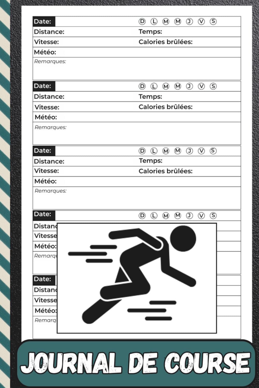 ler totalmente Journal de Course: Suivi de la distance, de la vitesse, du temps, des performances et des objectifs d'entraînement ǀ Pour les coureurs, les athlètes et les passionnés de fitness (French Edition)