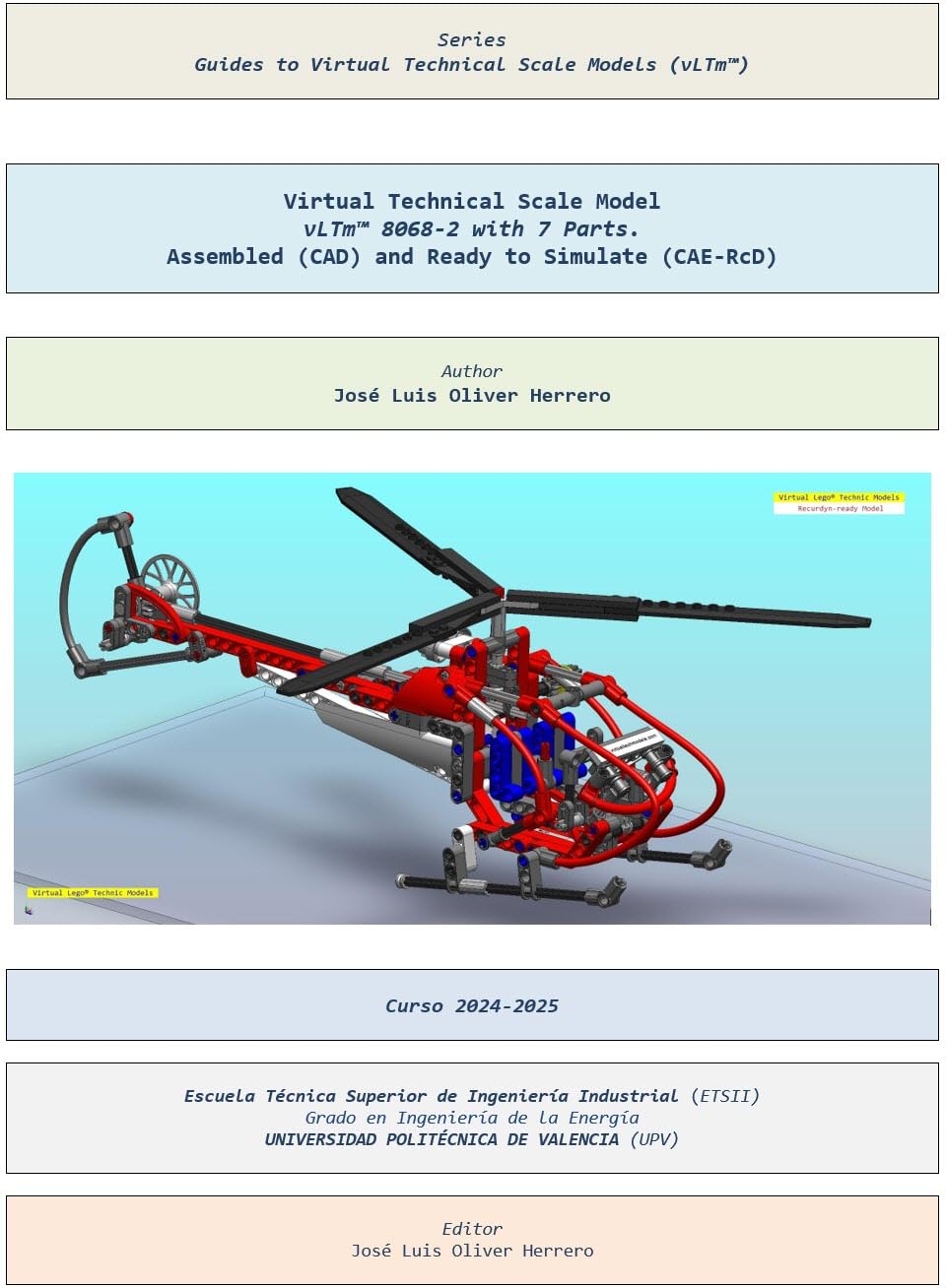 ler totalmente Virtual Technical Scale Model vLTm™ 8068-2 with 7 Parts. Assembled (CAD) and Ready to Simulate (CAE-RcD) (Guides to Virtual Technical Scale Models (vLTm™) Book 1066) (English Edition)