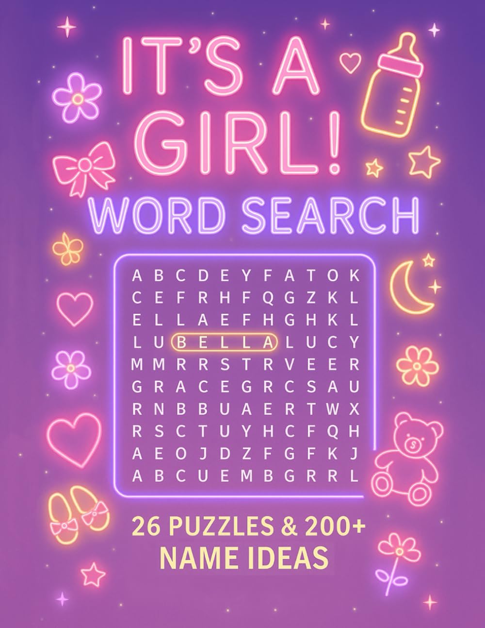 It's a Girl Word Search: 26 Puzzles & 200+ Name Ideas for Your Baby Girl (Portuguese Edition) baixar o livro de graça
