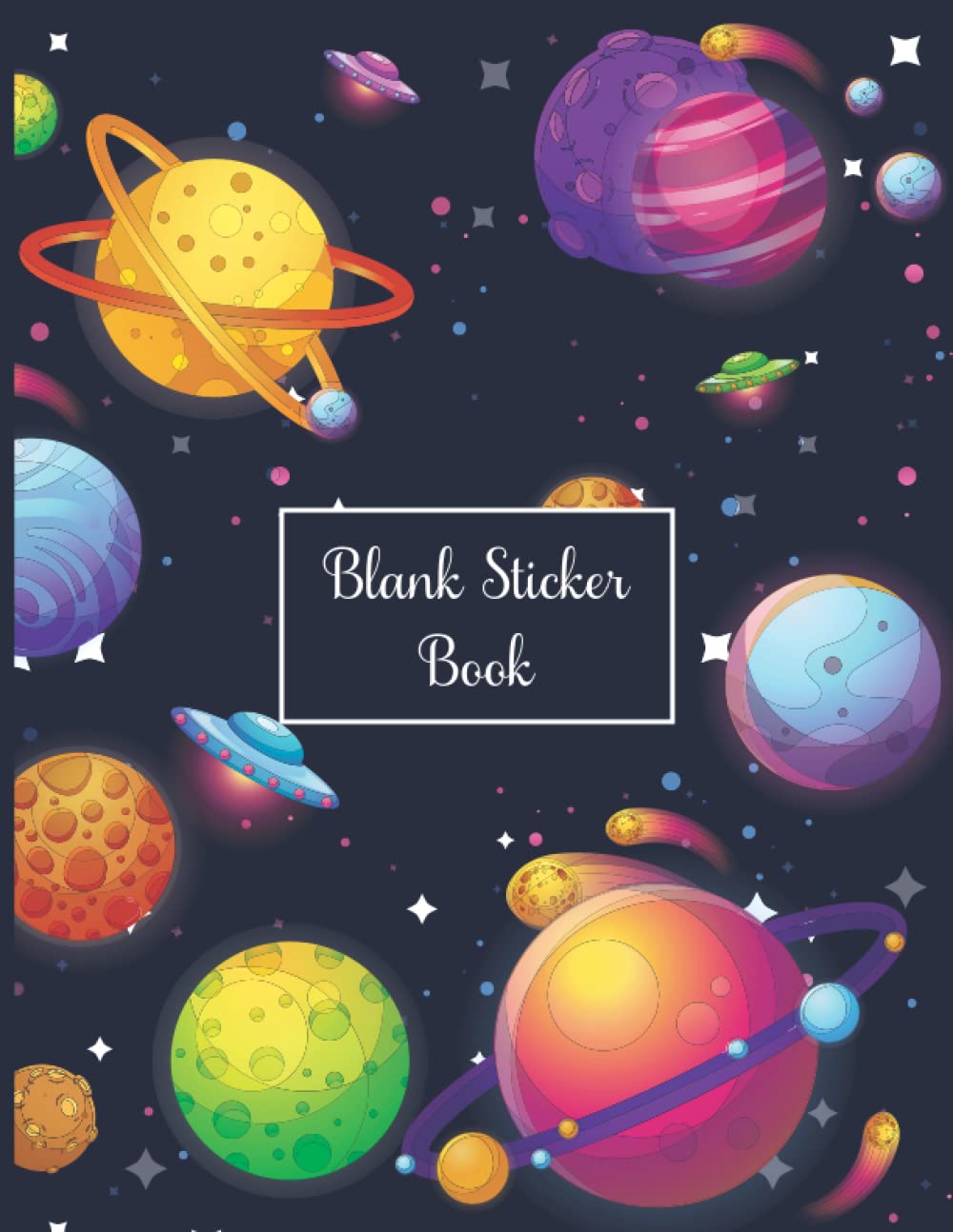 ler totalmente Blank Sticker Book: Blank Sticker Book For Collecting Stickers | Favorite Stickers Collecting Book For Adults And Kids,sticker Book " 8.5 X 11 " 120 Pages - Unicorns Cover (Sticker Albums For Kids)