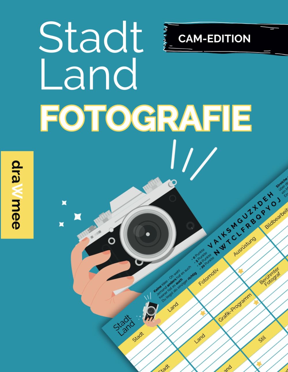 Stadt Land Fotografie - Quiz Geschenk für Fotografen: Spielblock mit 35 Blatt Din-A4 (Seiten zum Ausschneiden) (German Edition) baixar o livro de graça
