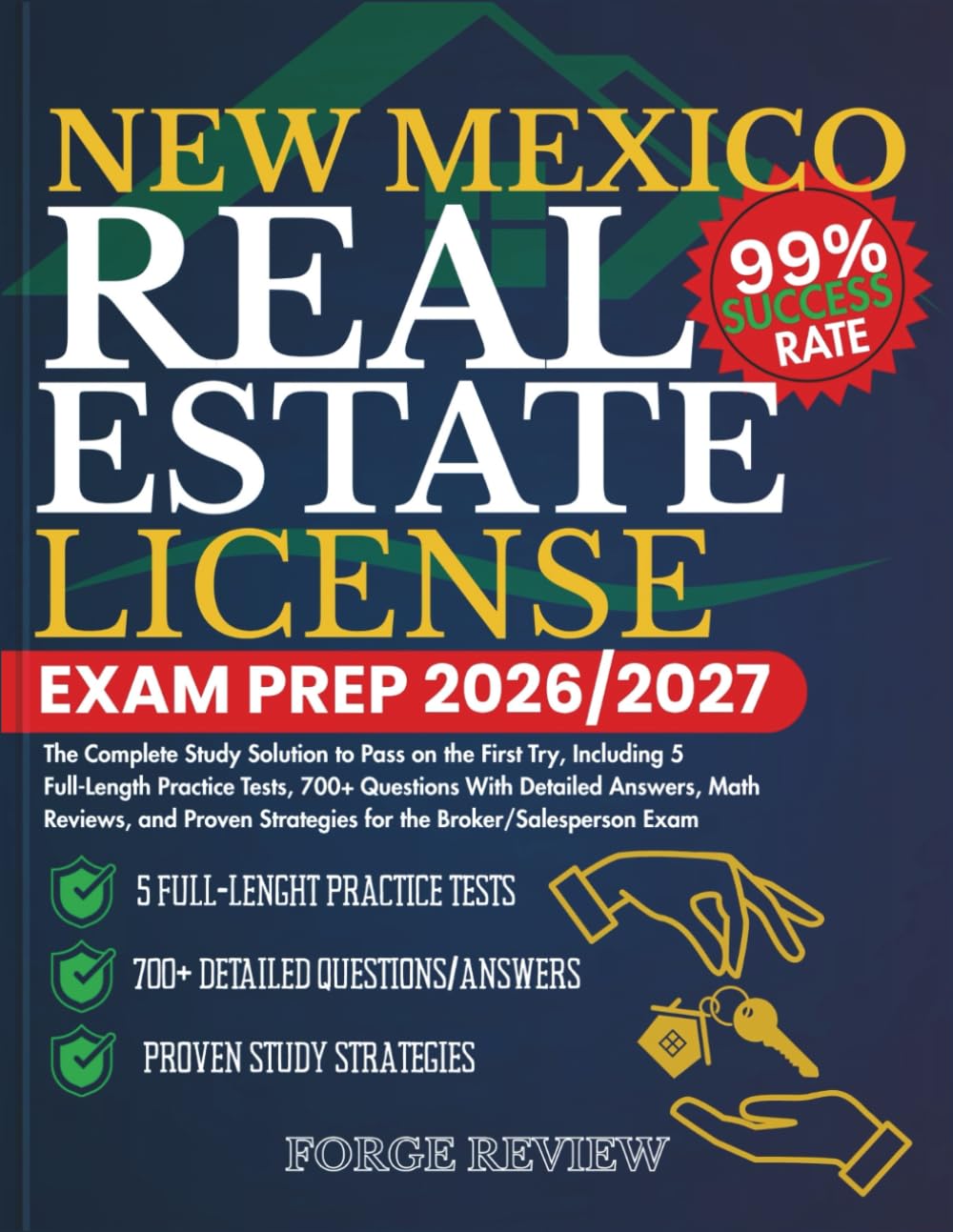 capítulo por capítulo baixar NEW MEXICO Real Estate License Exam Prep 2026/2027: The Complete Study Solution to Pass on the First Try, Including 5 Full-Length Practice Tests, 700+... Strategies for the Broker/Salesperson Exam