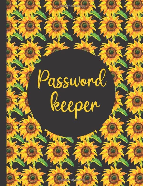 capítulo por capítulo baixar Password Keeper: Internet Address and Password Log Book With Alphabetical Tabs, Internet Password Organizer, A Premium Password Book | Pretty Sunflowers Cover
