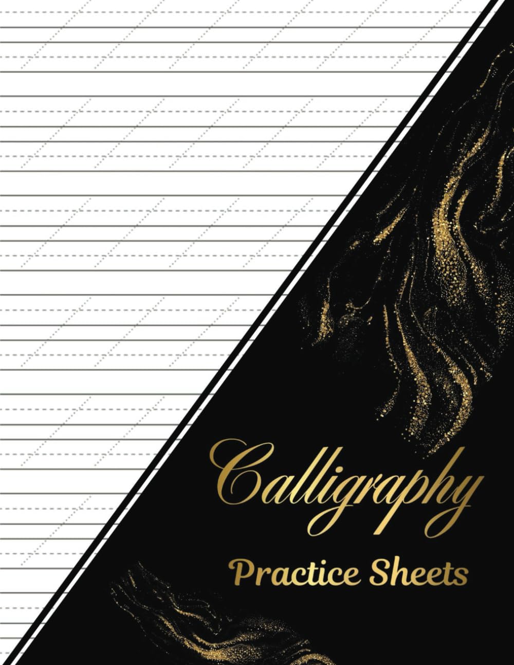 ler totalmente Calligraphy Practice Sheets/Workbook: Hand Lettering, Cursive Writing Practice Pads For Adults | Perfect Pages For Beginners | 109 Pages |