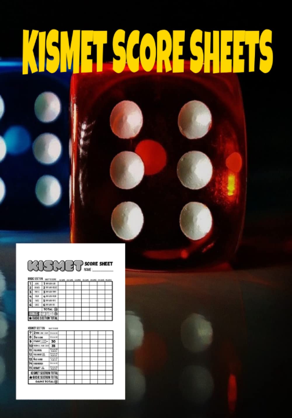 ler totalmente Kismet score sheets: kismet score pads, 7 x 10, kismet record score keeper book