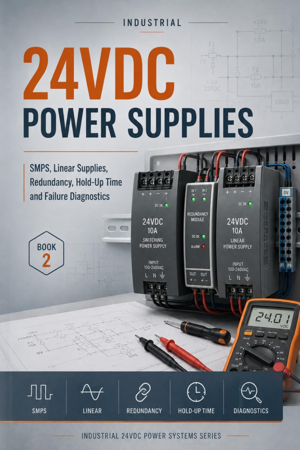 Industrial 24vdc Power Supply Design and Selection: Sizing, Dynamic Loads, Derating, Redundancy, Buffering, Protection and Real Machine Design: 2
