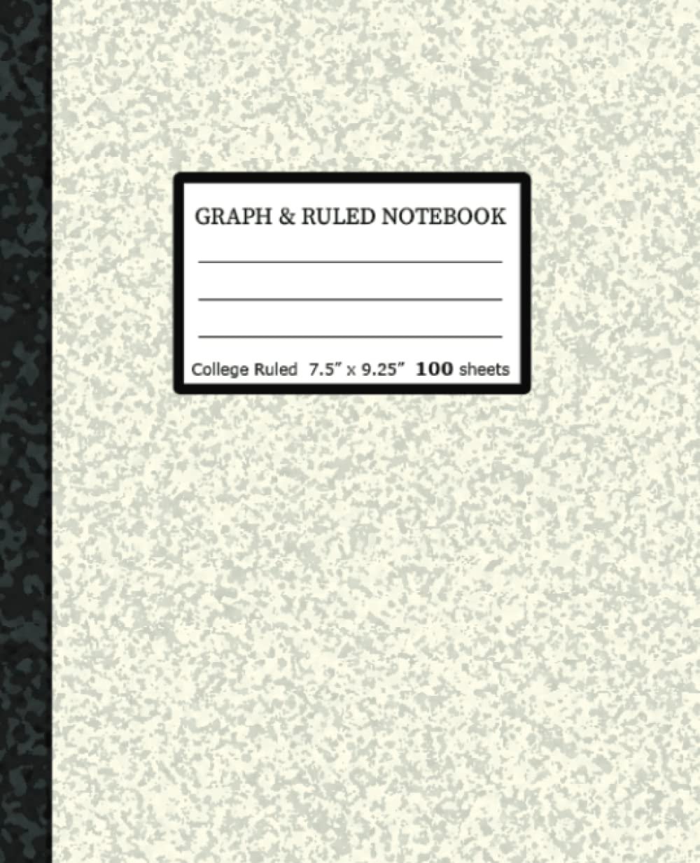 ler totalmente Aesthetic Graph & Rule Notebook: Aesthetic School Graph Paper and College Ruled Notebook