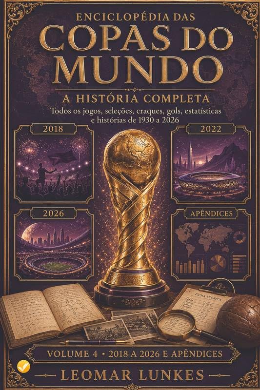 Copas do Mundo: A História Completa - Volume 4: Todos os jogos, seleções, craques, gols, estatísticas e histórias de 1930 a 2026 baixar livro de graça