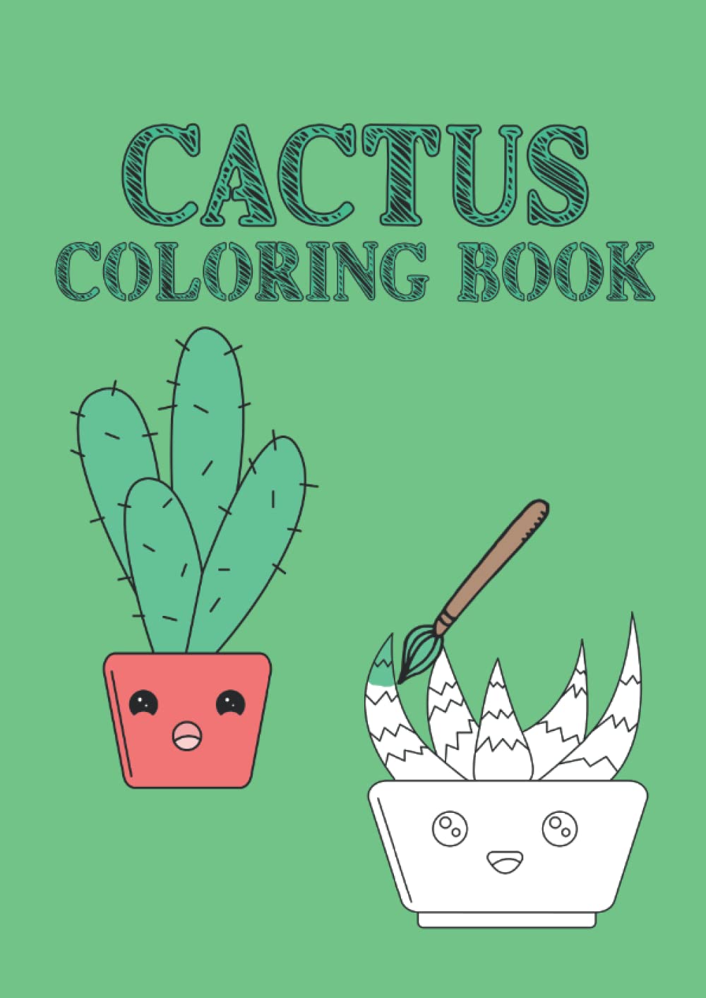 Cactus Coloring Book: Kawaii cactus coloriage livre 35 pages, taille 21 x 29, 7 cm (DIN A4) (French Edition) baixar o livro de graça