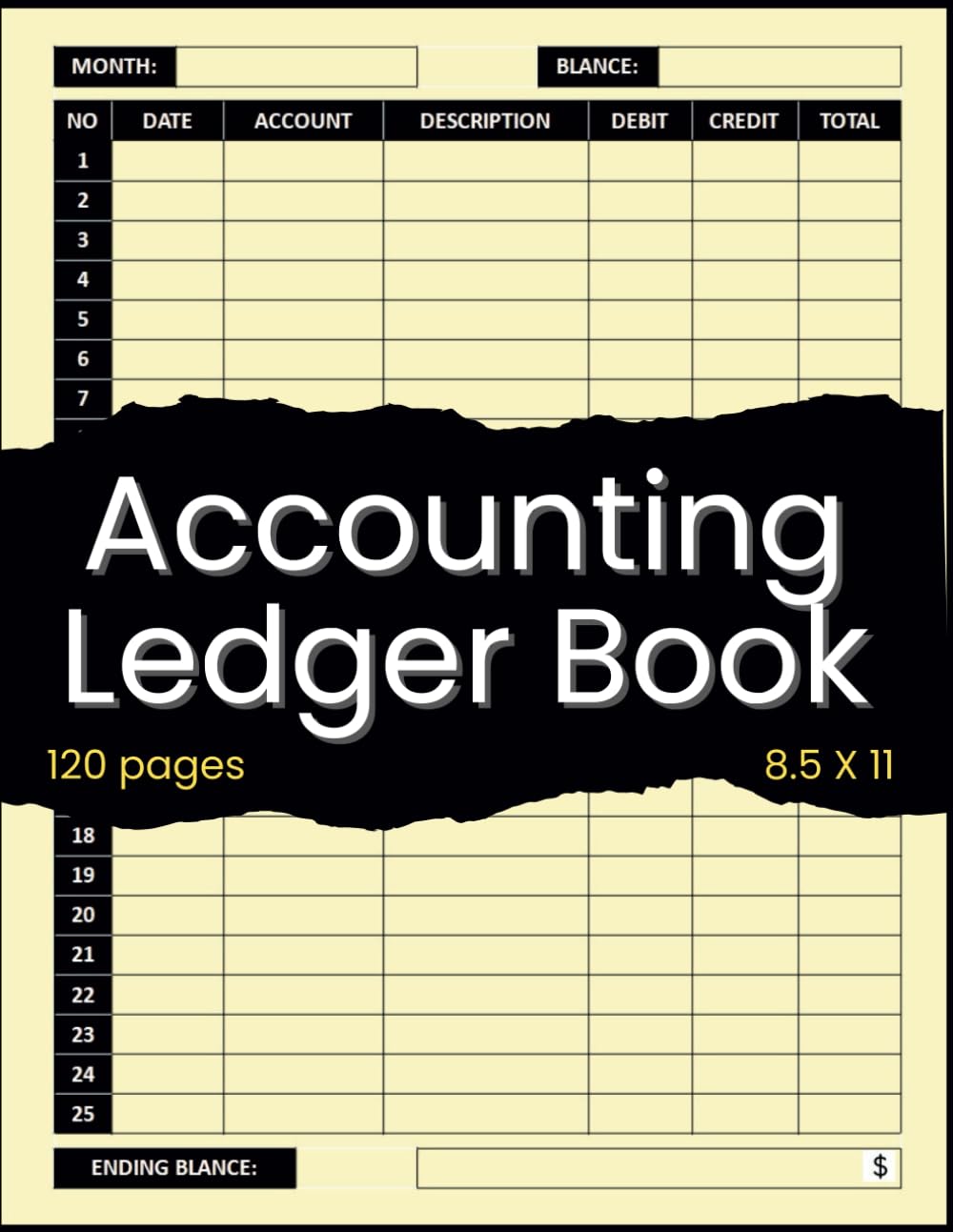 ler totalmente accounting ledger book: Large Simple Accounting Ledger Tracker Logbook | Accounting Log Book for Bookkeeping and Small Business and Personal Finance Management