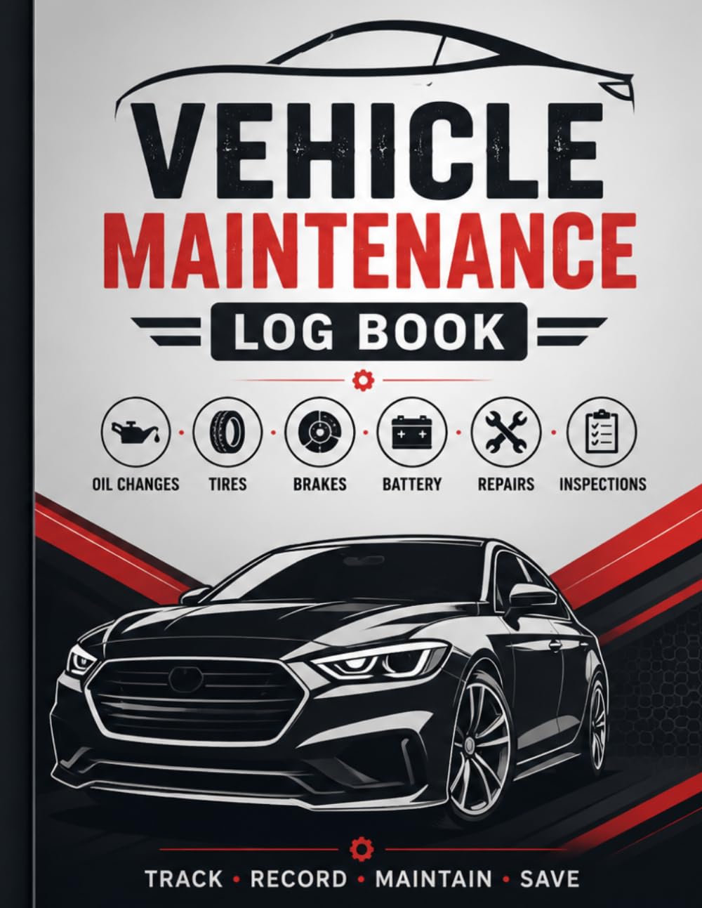 Vehicle Maintenance Log Book: Car Maintenance, Service, Repair, Mileage, Oil Change, Tire & Expense Records baixar o livro de graça