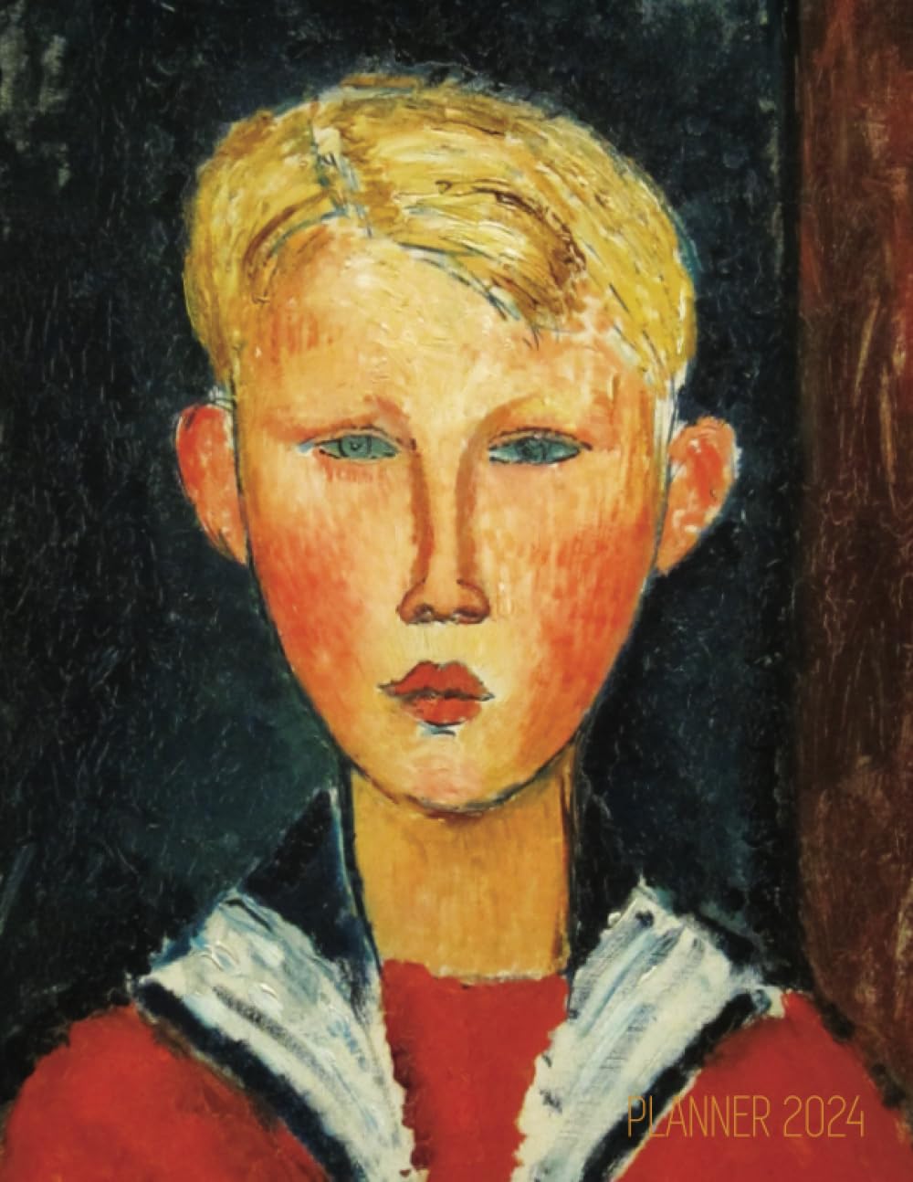 Modigliani Monthly Planner 2024: The Blue-Eyed Boy | Artistic Year Agenda With Cubism Modern Art Painting baixar o livro de graça