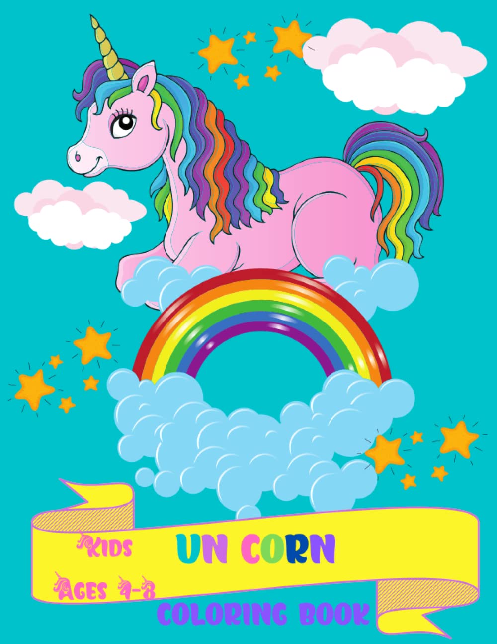 Unicorn Coloring Book: For Kids Ages 4-8 baixar livro de graça