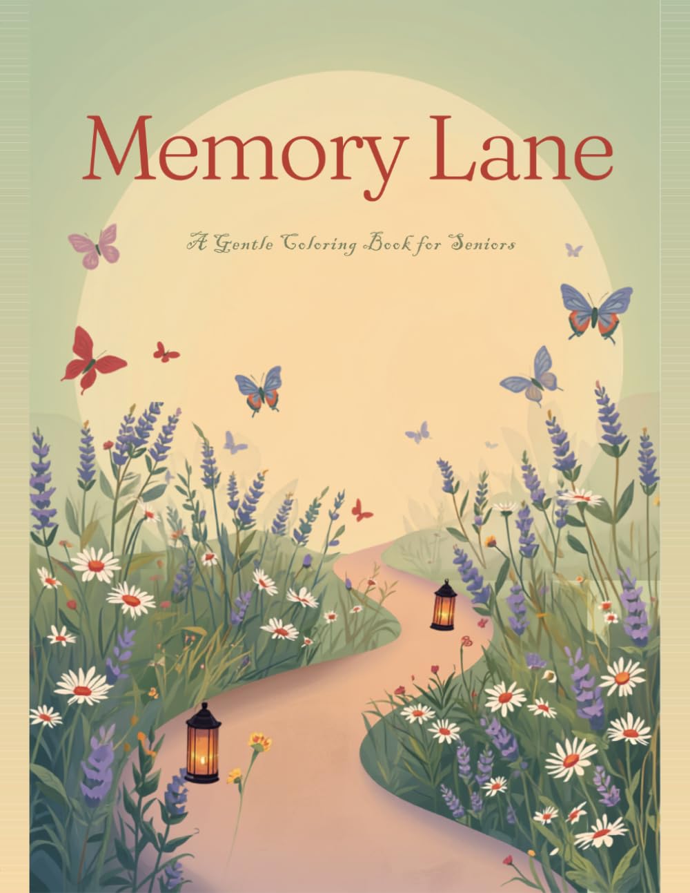 Memory Lane: A Gentle Coloring Book for Seniors baixar livro de graça