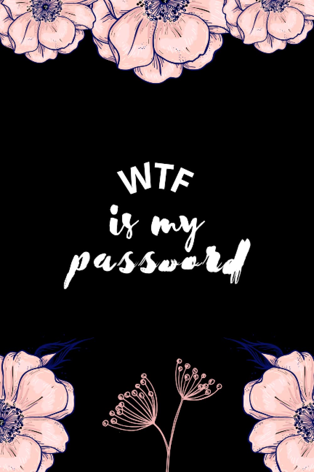 ler totalmente WTF is my password: Pocket Purse Small Size Password Book Log Book Alphabetical Tab Organizer.