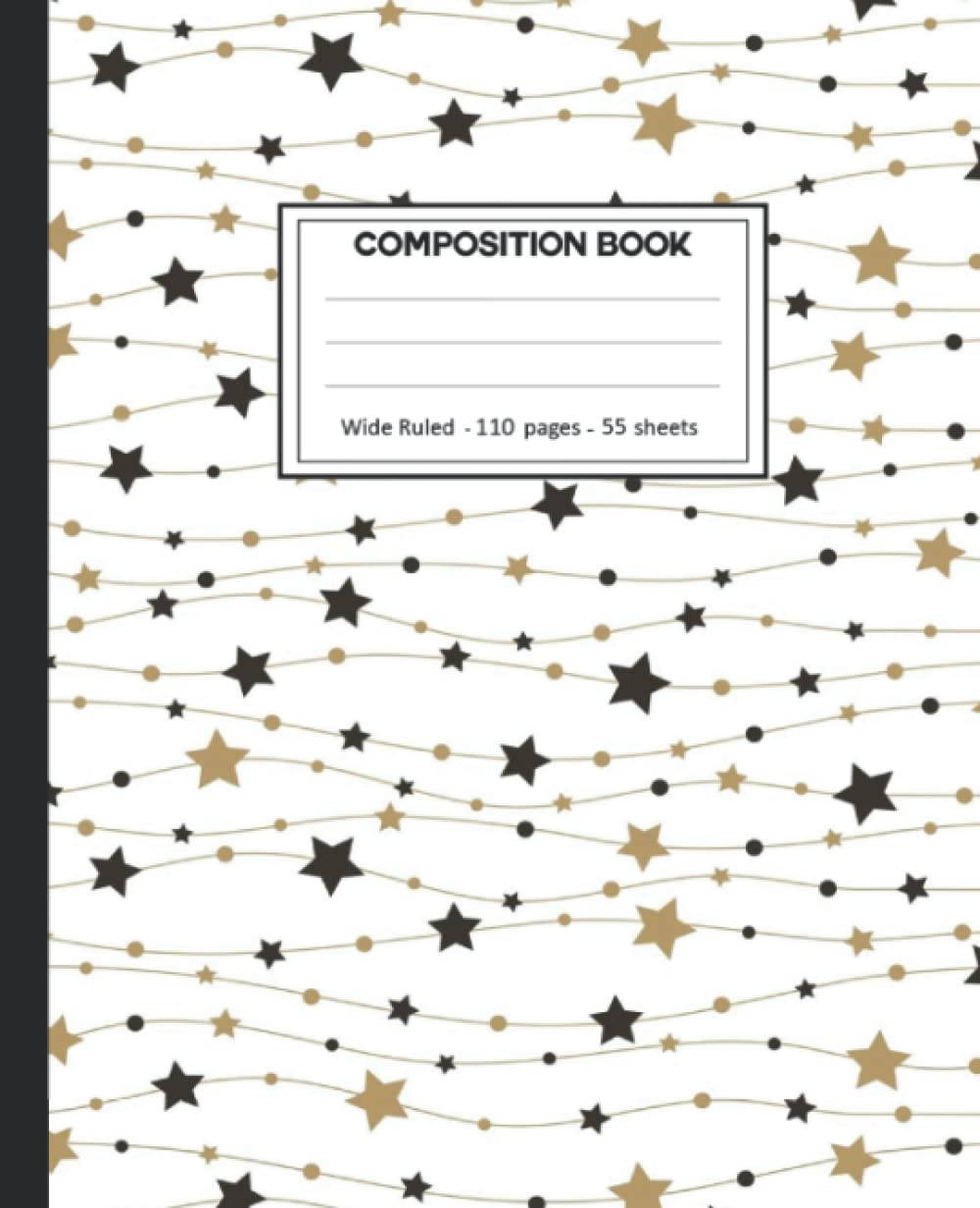 Composition Notebook: Wide Ruled: 110+ Lined Pages Writing Journal: Stars Theme baixar livro de graça