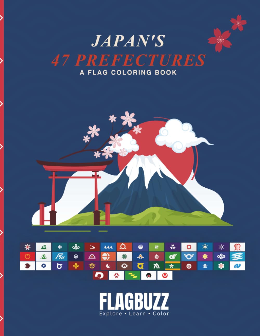 ler totalmente Japan's 47 Prefectures: A Flag Coloring Book: Discover Every Region, One Flag at a Time — Color All 47 Prefecture Flags, Learn Regional Facts, Capitals, and Flag Colors.