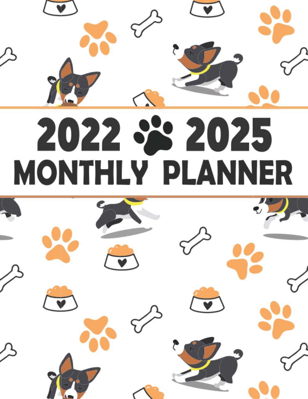 Monthly Planner 2022-2025: Cute Basenji Planner | 4 Year Monthly Planner | 48 Months Agenda|Schedule Organizer & Agenda With Projects/Notes/Goals & Checklists baixar o livro de graça
