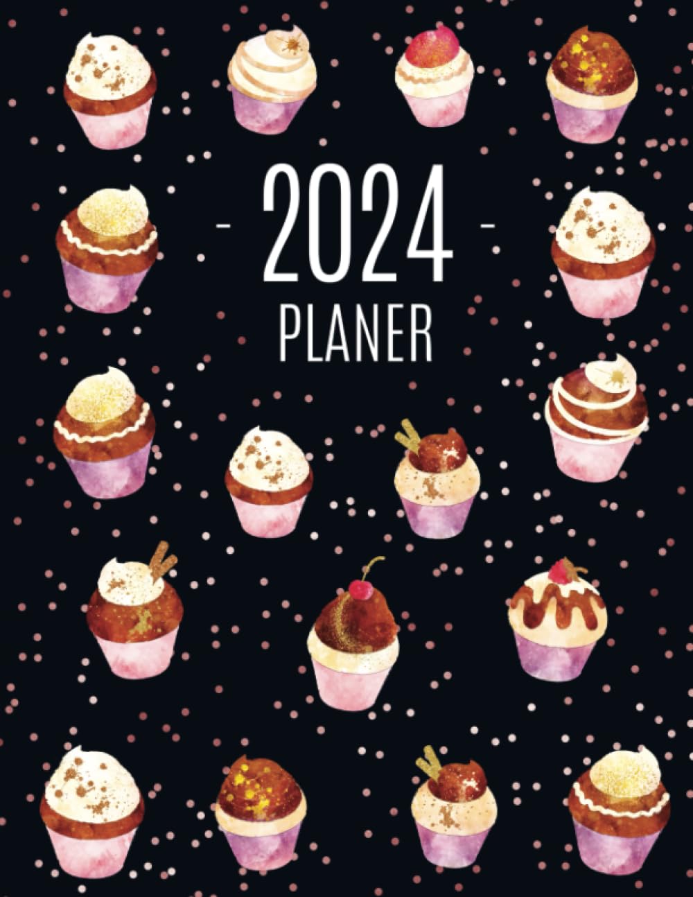 ler totalmente Cupcake Planer 2024: Wochenplaner 2024 mit Raum für Notizen | Januar - Dezember 2024 mit Wochenansicht | Einfacher Überblick über die Terminpläne | Agenda Organizer Terminplaner (German Edition)