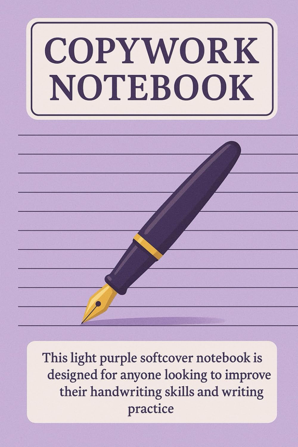 Copywork Notebook: Light Purple Softcover: A Journal for Writing Practice, Perfect for Learning and Improving Writing Skills baixar livro de graça