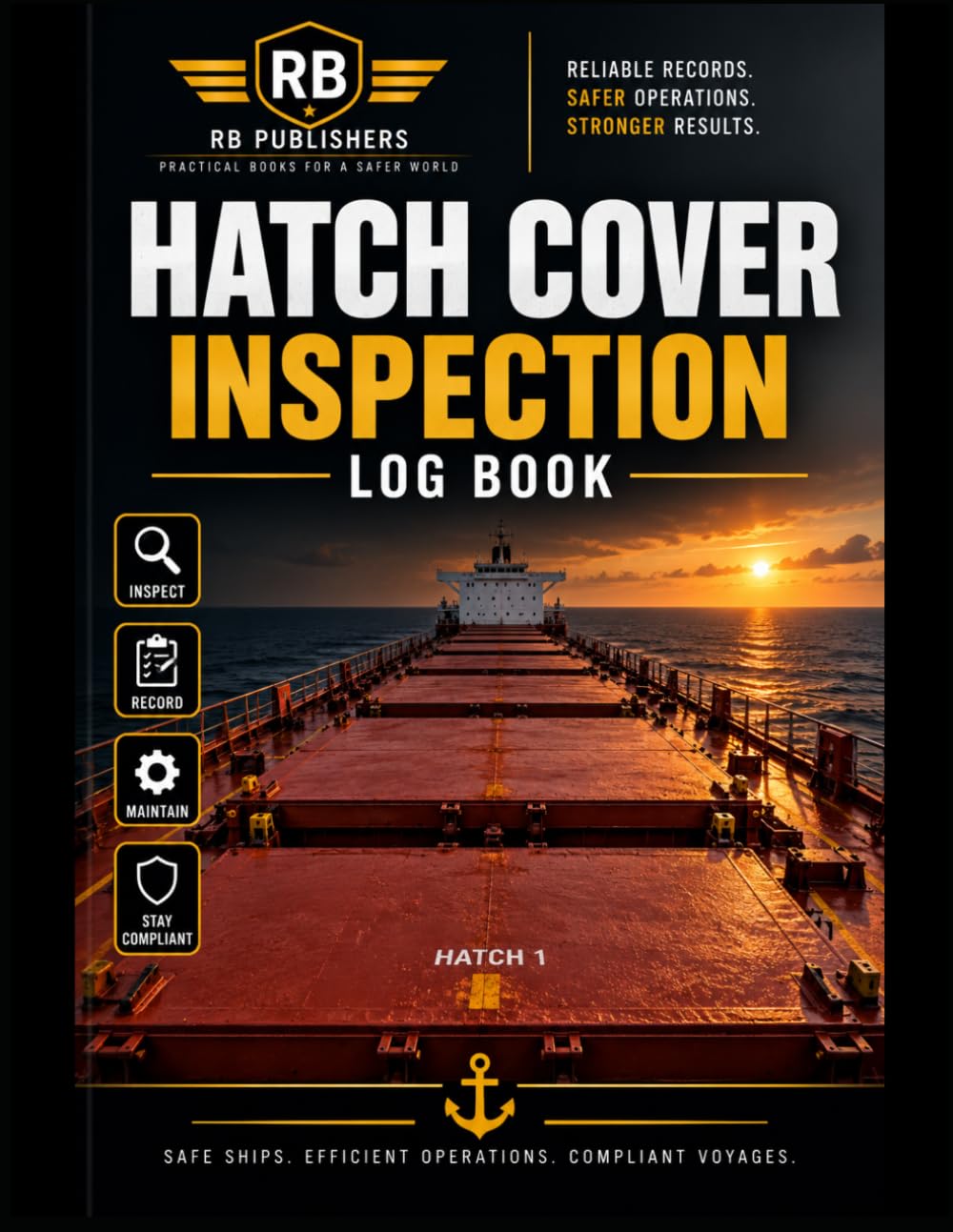 capítulo por capítulo baixar Hatch Cover Inspection Log Book: Professional Shipboard Inspection Records for Cargo Hold Hatch Covers, Seals, Cleats, Drainage Systems and Watertight Integrity