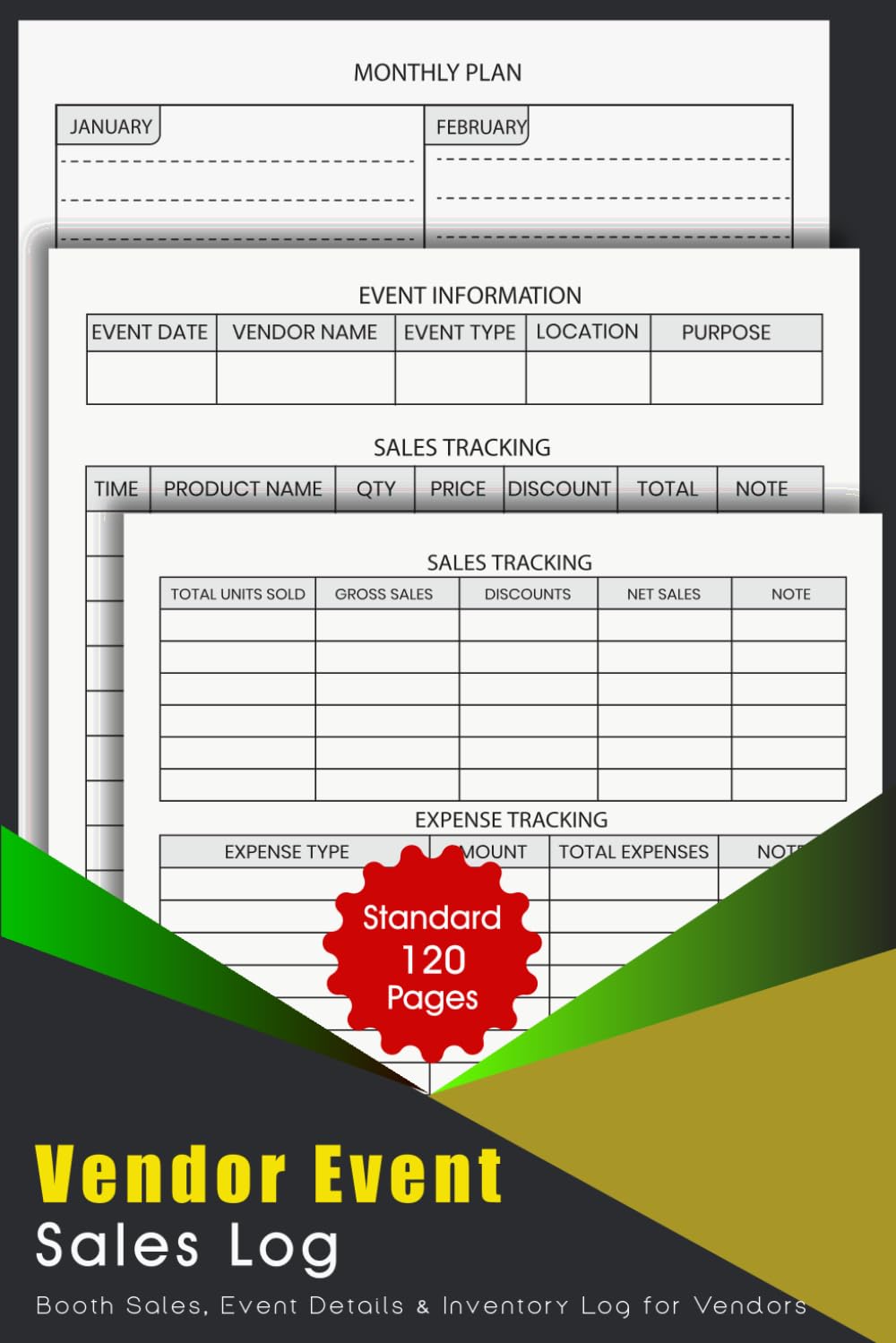 Vendor Event Sales Log Book: Track Sales, Booth Performance, and Event Profits - Perfect for Vendors and Artisans baixar livro de graça