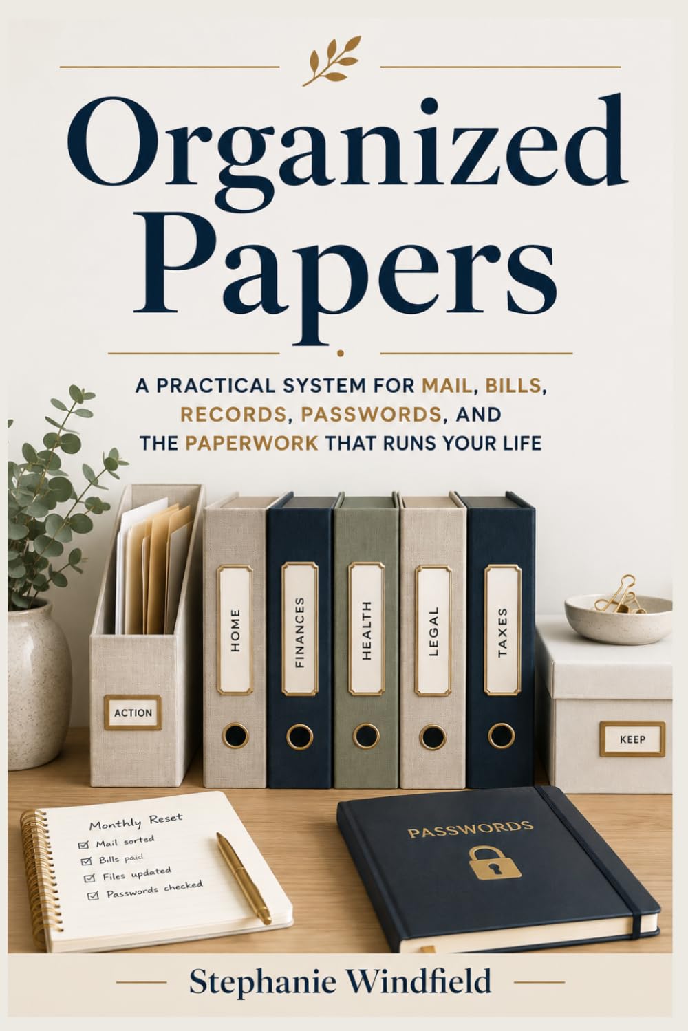 ler totalmente Organized Papers: A Practical System for Mail, Bills, Records, Passwords, and the Paperwork That Runs Your Life