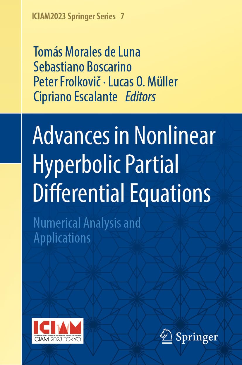 ler totalmente Advances in Nonlinear Hyperbolic Partial Differential Equations: Numerical Analysis and Applications (ICIAM2023 Springer Series Book 7) (English Edition)