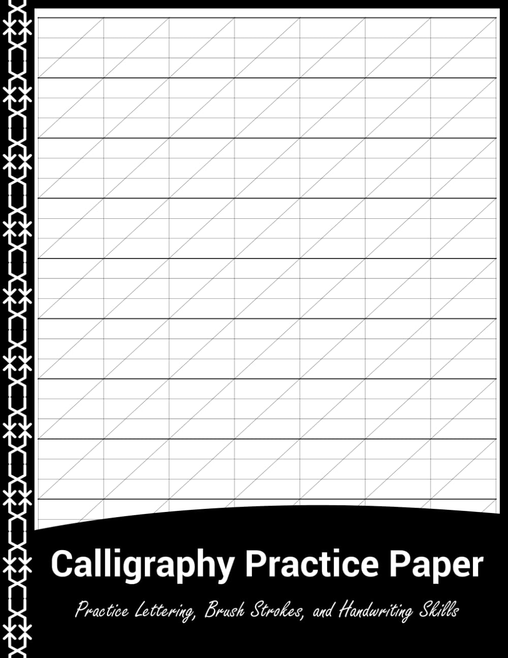 capítulo por capítulo baixar Calligraphy Practice Paper: Slanted Grid Paper for Lettering, Handwriting, Brush Pen & Modern Calligraphy.