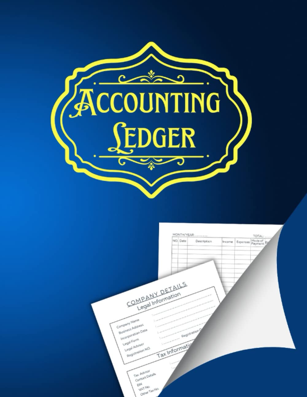 capítulo por capítulo baixar Accounting Ledger: Accounts Book Self Employed | Income and Expense Log Book| Simple Bookkeeping Journal for Small Business, Sole Trader or Freelancers