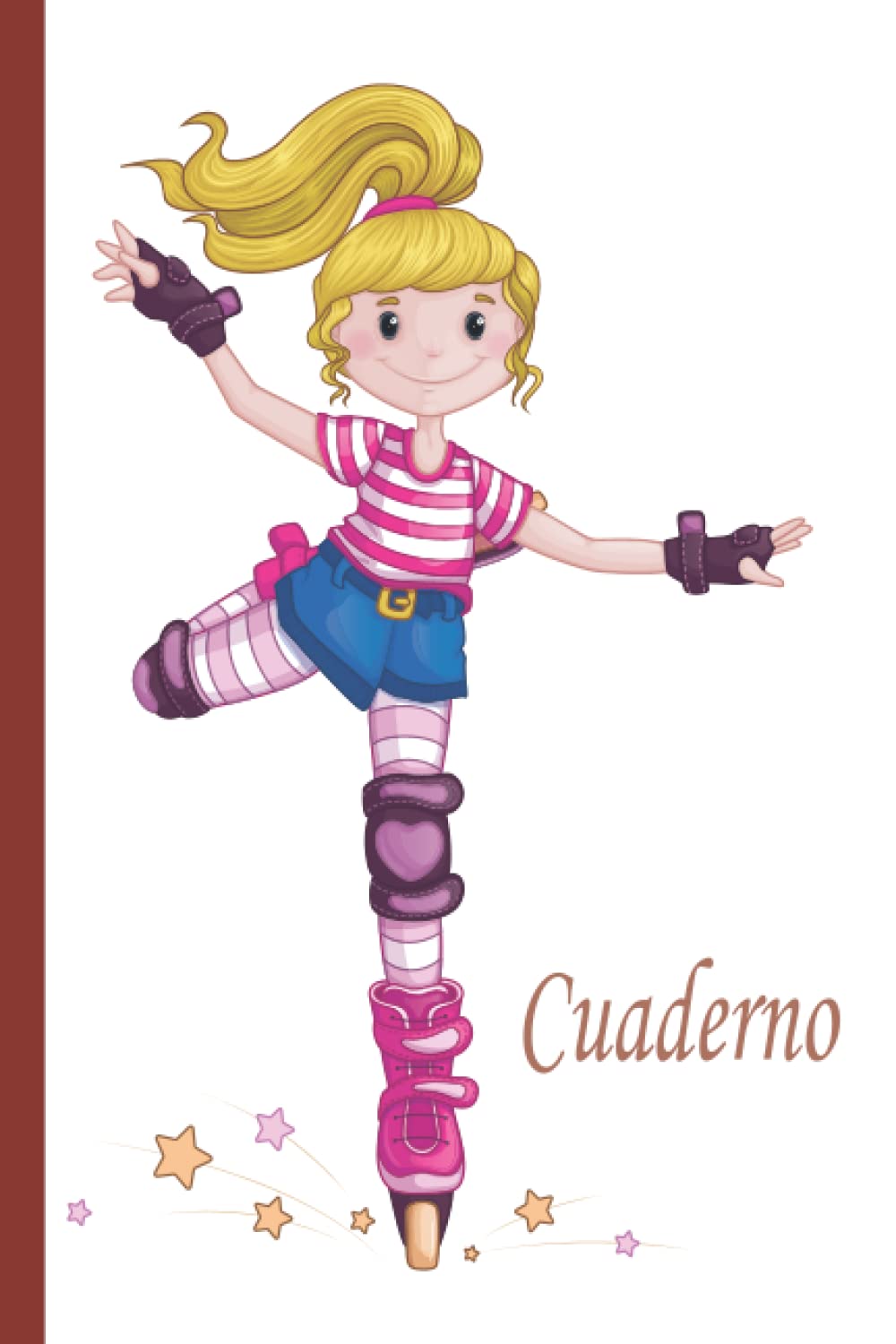 capítulo por capítulo baixar Cuaderno de patinaje sobre ruedas: Cuaderno de patinaje sobre ruedas de rayas anchas, cuaderno de papel rayado para la escuela, estudiantes, regalo... del patinaje sobre ruedas (Spanish Edition)