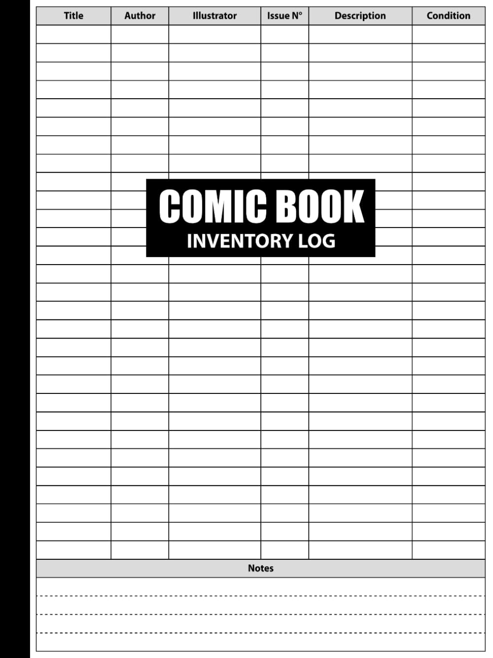 Comic Book Inventory Log: Inventory Record Book Ideal for Comic Book Collectors. baixar livro de graça