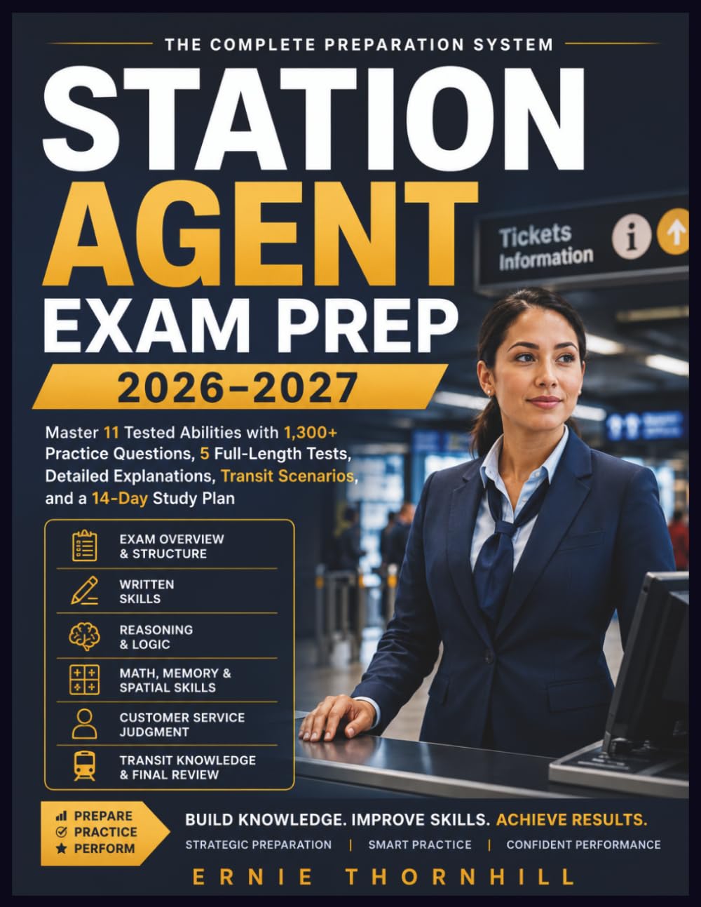 ler totalmente Station Agent Exam Prep 2026–2027: Master 11 Tested Abilities with 1,300+ Practice Questions, 5 Full-Length Tests, Detailed Explanations, Transit... a 14-Day Study Plan (Thornhill Exam Mastery)