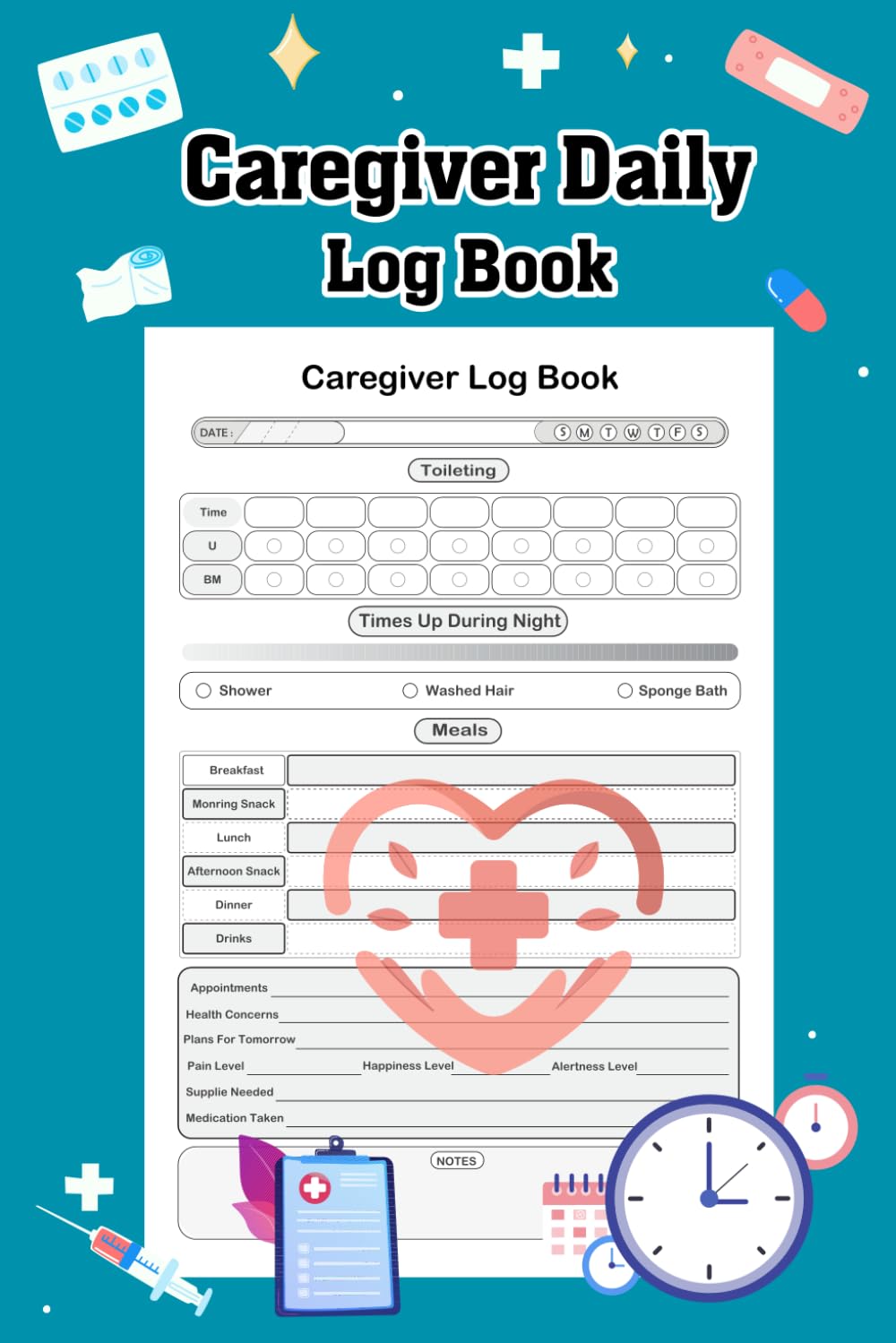 Caregiver Daily Log Book: This Book Help To Caregiver Daily For Assisted Living Patients baixar livro de graça