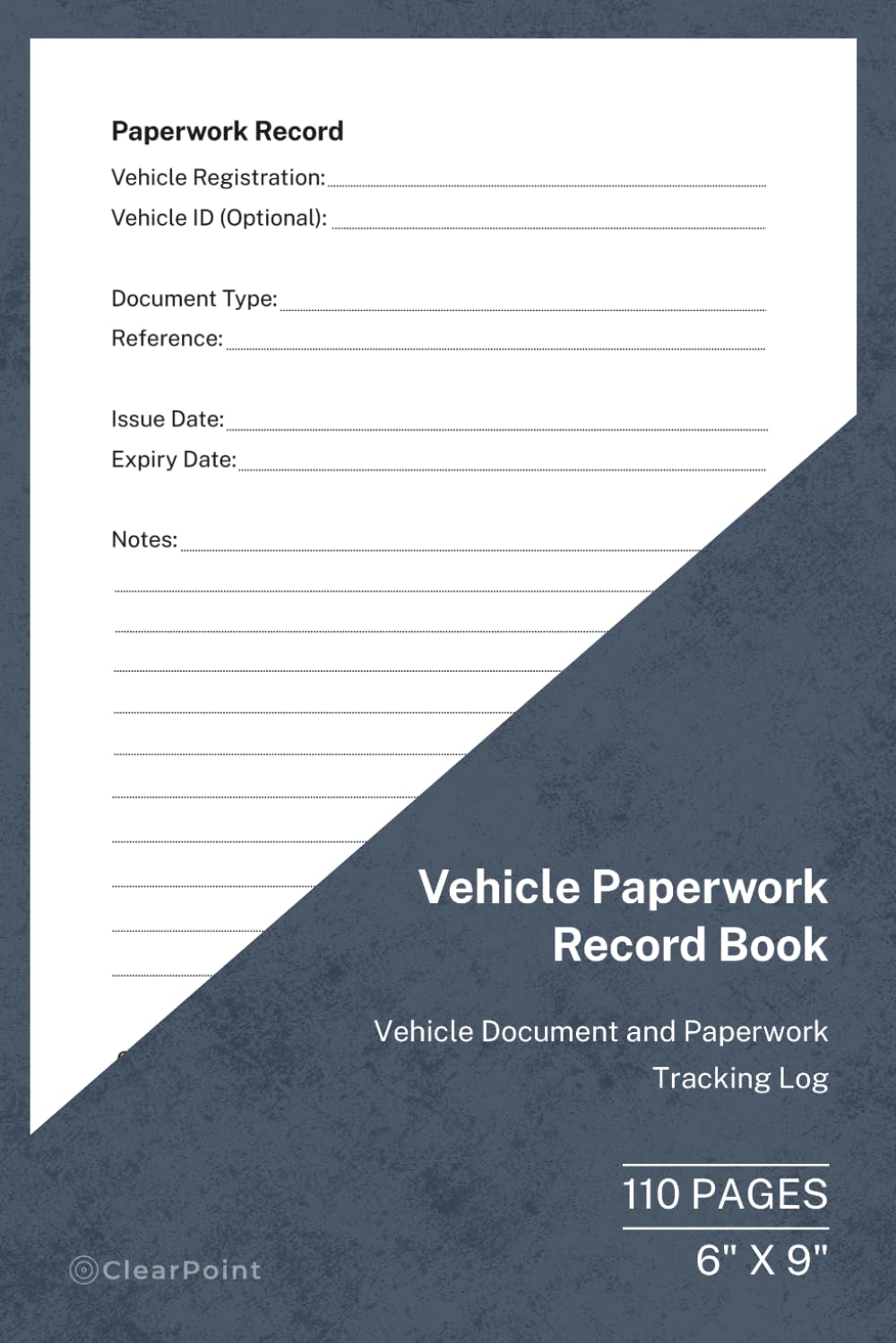 capítulo por capítulo baixar Vehicle Paperwork Record Book: Vehicle Document and Administration Tracker | 110 Pages | 6 × 9 Format: Vehicle Paperwork Organisation Record for Business Use