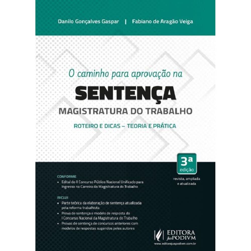 O Caminho Para Aprovação na Sentença - Magistratura do Trabalho (2023) baixar o livro de graça